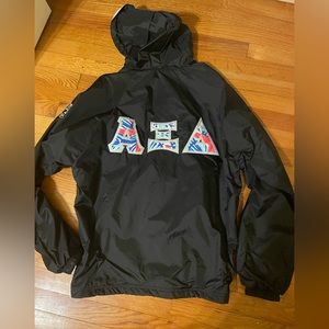 AXiD rain jacket large Lilly Pulitzer letters